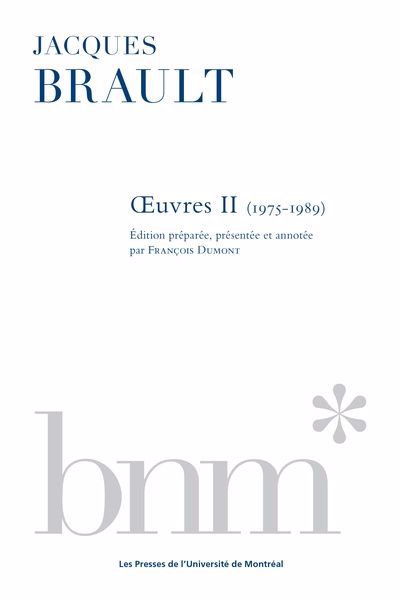 Oeuvres II (1975-1989) | Dumont, François