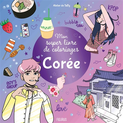 Mon super livre de coloriages - Corée | Atelier de Taffy