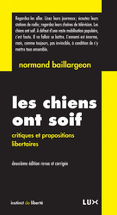 chiens ont soif (Les) | Baillargeon, Normand