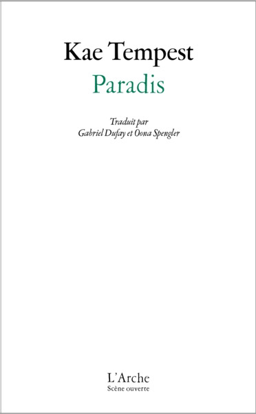 Paradis : une nouvelle version du Philoctète de Sophocle | Tempest, Kae (Auteur)
