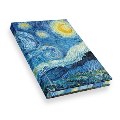 Carnet Hazan pleine toile : Van Gogh La nuit étoilée | Papier,cahiers, tablettes, factures, post-it