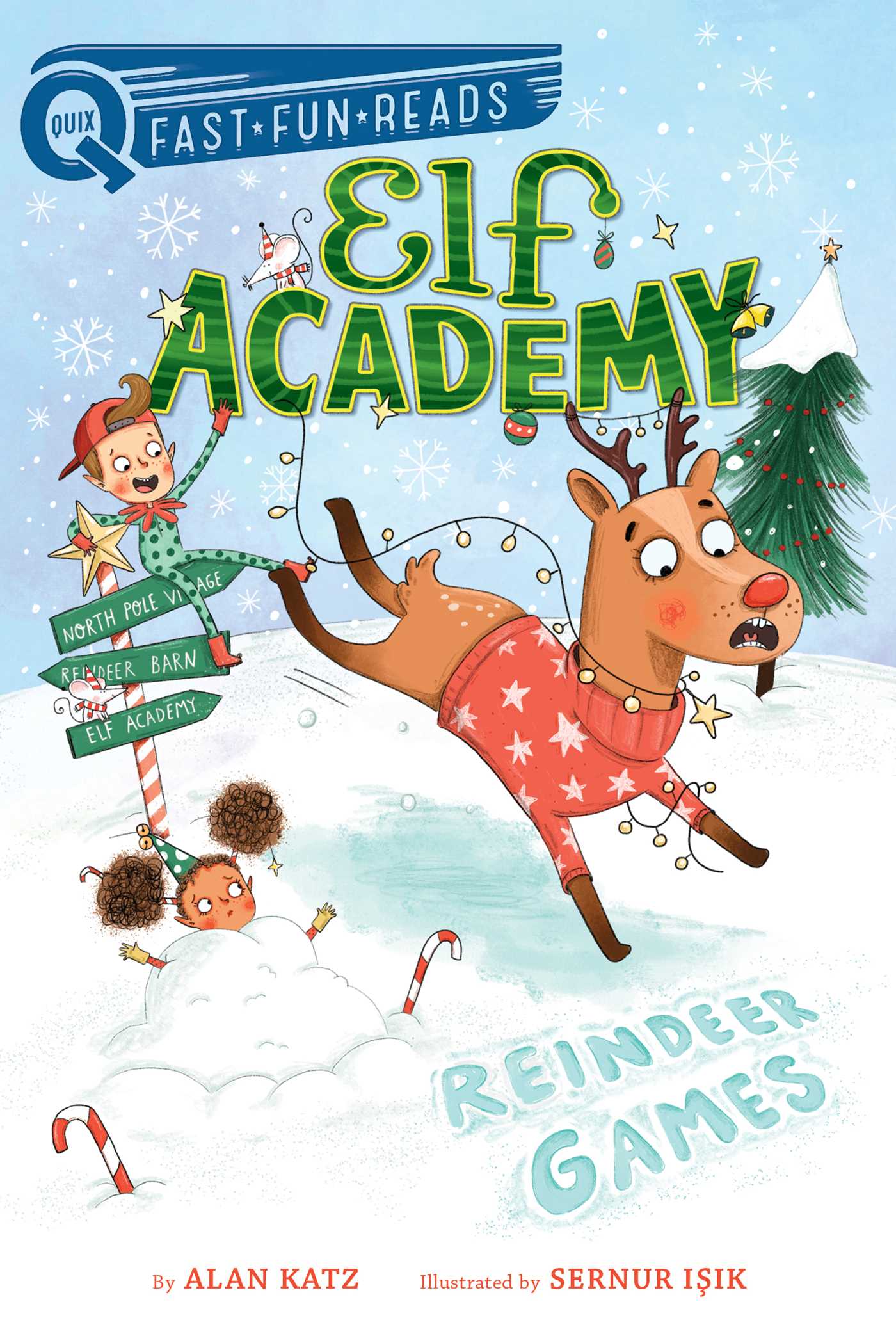 Reindeer Games : A QUIX Book | Katz, Alan (Auteur) | Isik, Sernur (Illustrateur)