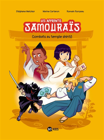 Les apprentis samouraïs T.02 - Combats au temple shintô | Melchior, Stéphane (Auteur) | Ronzeau, Romain (Illustrateur)