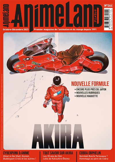 Anime land : le magazine français de l'animation, n°244 - Akira | 