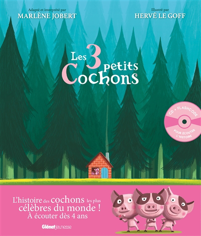 Marlène Jobert raconte - Les 3 petits cochons | Jobert, Marlène (Auteur) | Le Goff, Hervé (Illustrateur)