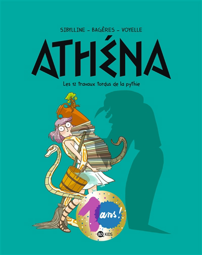 Athéna T.04 - Les 12 travaux tordus de la pythie | Sibylline (Auteur) | Bagères, Frédéric (Auteur) | Voyelle, Marie (Illustrateur)