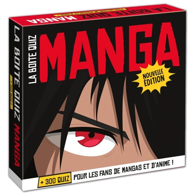 boîte quiz Manga : nouvelle édition : Pour les fans de mangas et d'anime ! (La) | Jeux d'ambiance