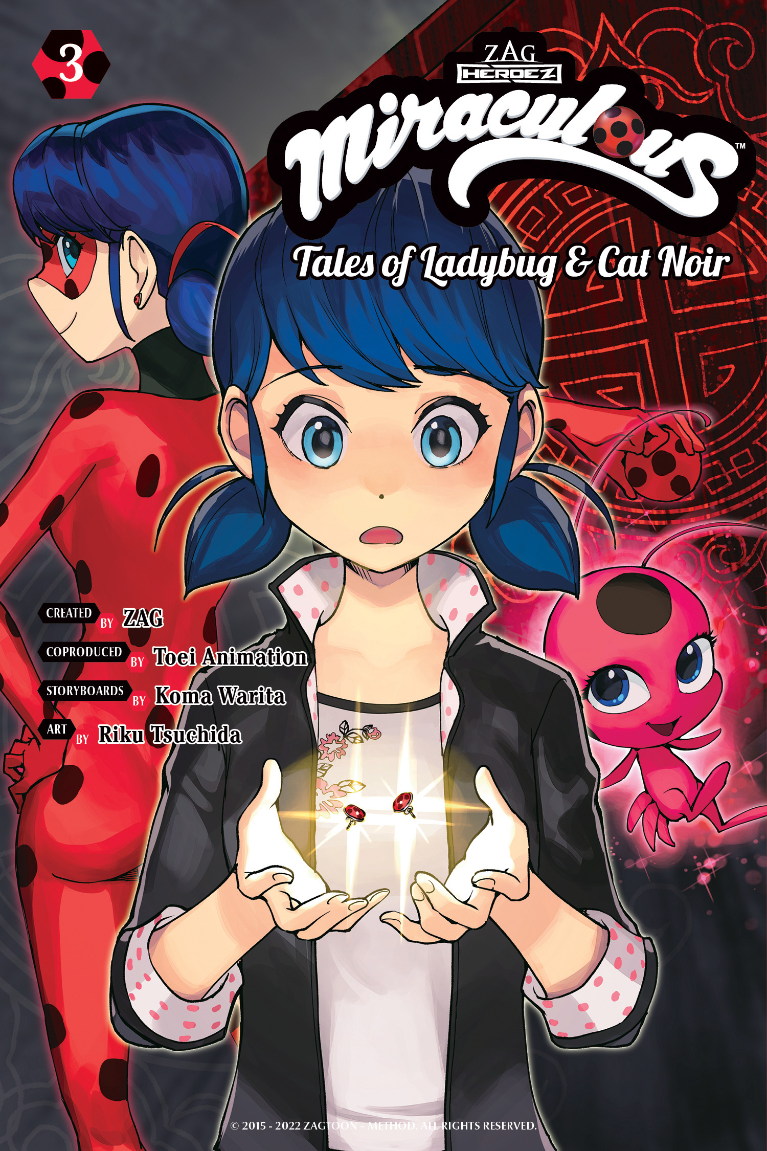Miraculous : Tales of Ladybug &amp; Cat Noir Vol.3 | Warita, Koma (Auteur) | Tsuchida, Riku (Illustrateur)