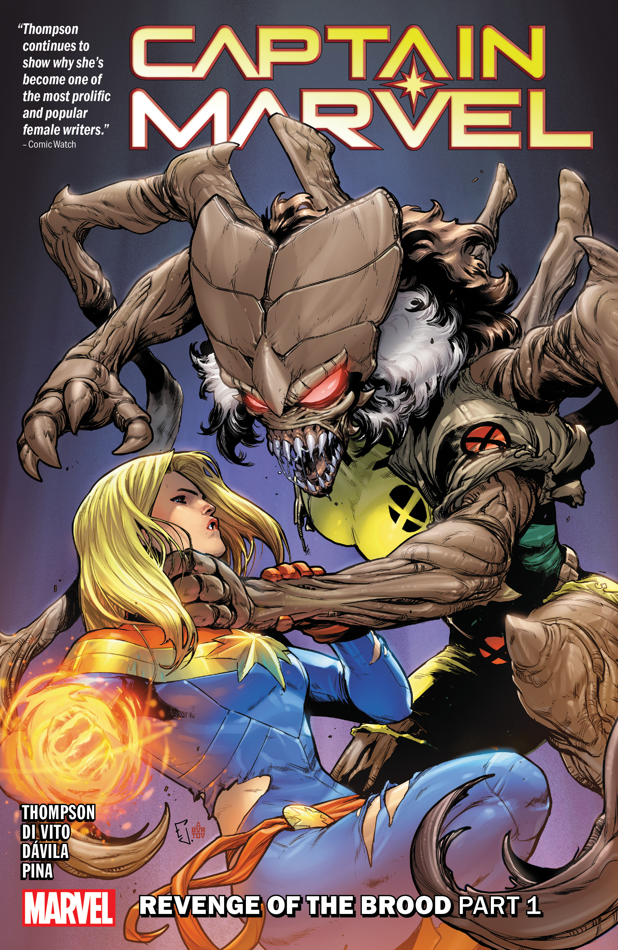 Captain Marvel Vol.9 - Revenge of the Brood Vol.1 | Thompson, Kelly (Auteur) | Dávila, Sergio (Illustrateur)