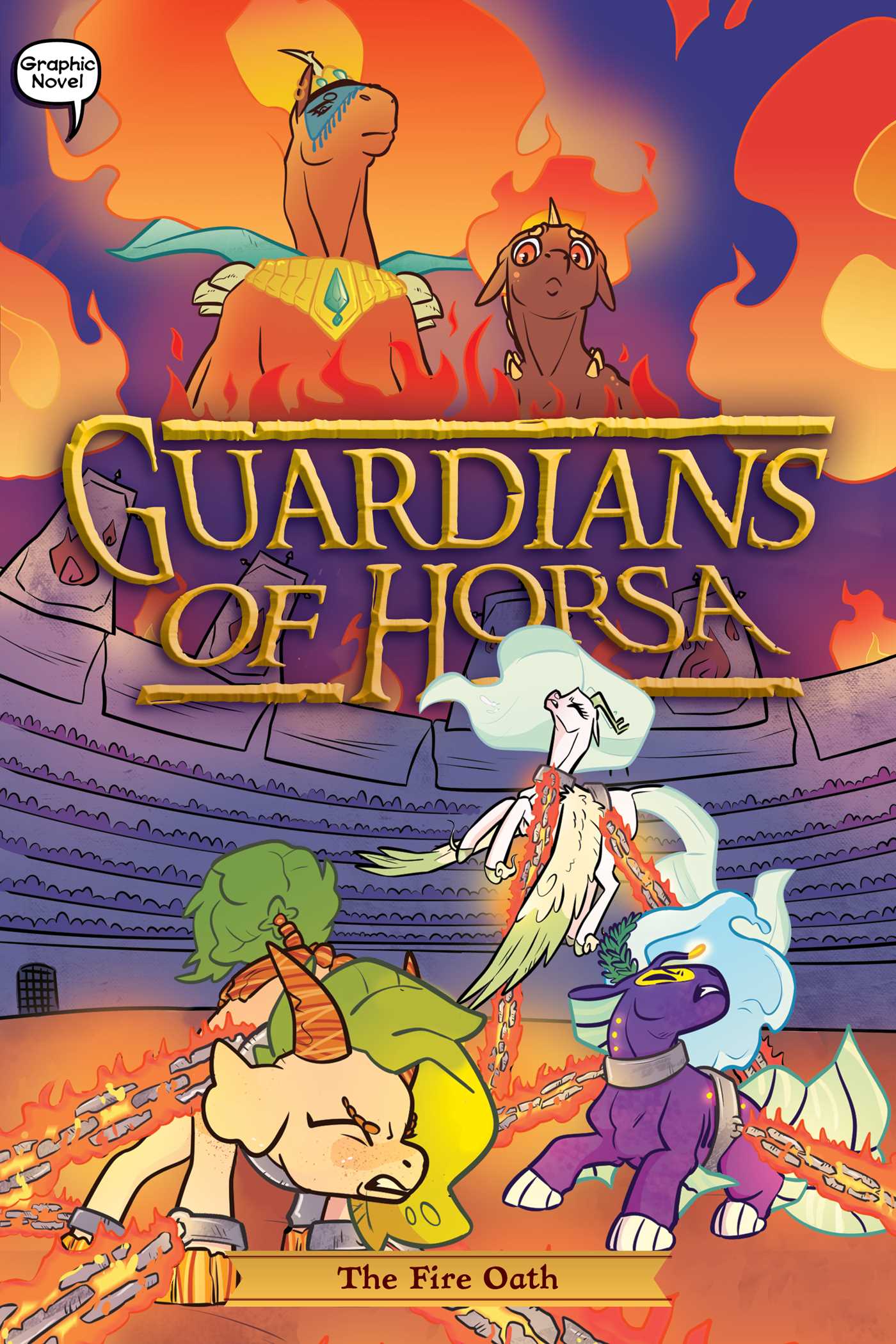 Guardians of Horsa Vol.4 - The Fire Oath | Black, Roan (Auteur) | Glass House Graphics (Illustrateur)