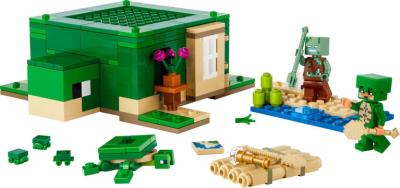 Lego - Minecraft : La maison Tortue sur la plage | LEGO®