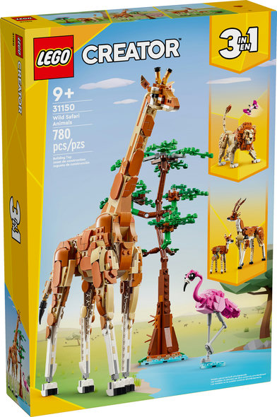 LEGO - Creator : Les animaux sauvages du safari (CUEILLETTE EN MAGASIN SEULEMENT) | LEGO®