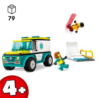 LEGO - City : L’ambulance d’urgence et le surfeur des neiges | LEGO®