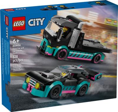 Lego - City : La voiture de course et le camion porte-voitures | LEGO®