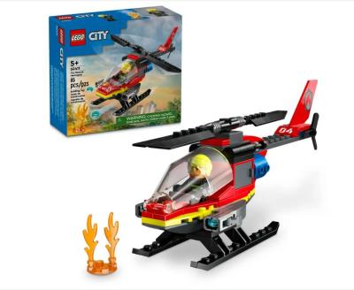 Lego - City : L’hélicoptère de sauvetage des pompiers | LEGO®