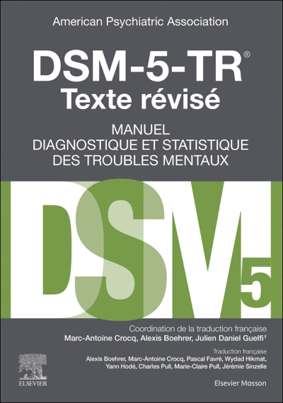 DSM-5, manuel diagnostique et statistique des troubles mentaux | 