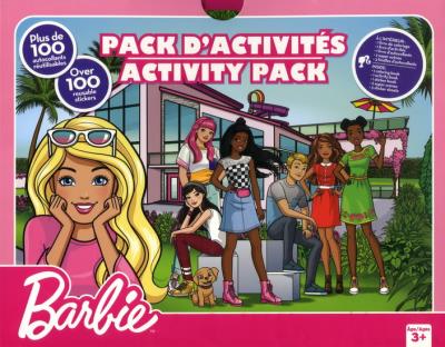 Coffret d'activités Barbie : Plus de 100 autocollants réutilisables | Collectif