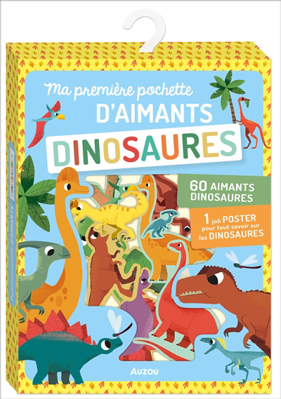 Dinosaures : ma première pochette d'aimants | Jeux magnétiques