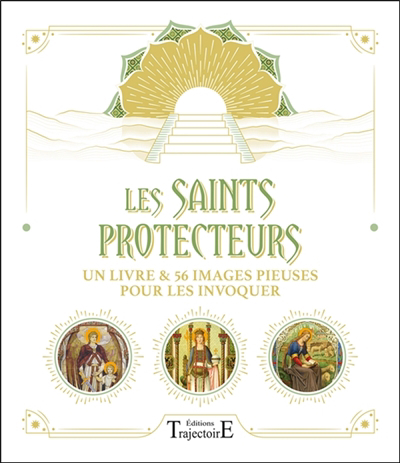 saints protecteurs : un livre & 56 images pieuses pour les invoquer (Les) | Mandorla, Jacques (Auteur)