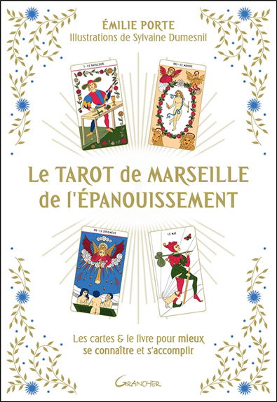 tarot de Marseille de l'épanouissement : les cartes & le livre pour mieux se connaître et s'accomplir (Le) | Porte, Emilie (Auteur) | Dumesnil, Sylvaine (Illustrateur)