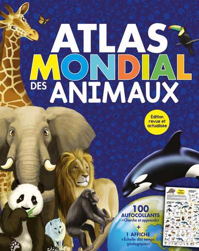 Atlas mondial des animaux | Villeneuve, Mylène (Illustrateur)