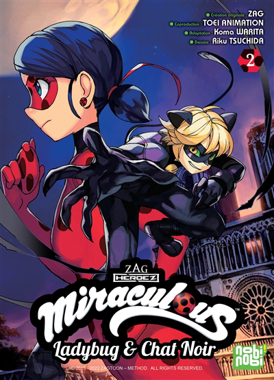 Miraculous : Ladybug & Chat Noir T.02 | Warita, Koma (Auteur) | Tsuchida, Riku (Illustrateur)