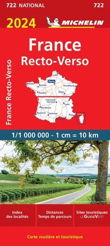 France 722 Recto-Verso - Carte Nationale 2024 | Collectif