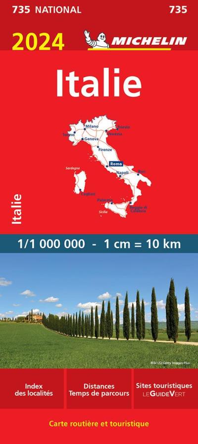 Italie 735 - Carte Nationale 2024 | Collectif