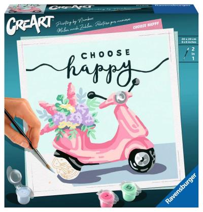 CreArt : Choisissez le bonheur | Crayons, feutres et peinture
