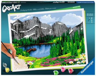 CreArt : Vue sur la montagne | Dessin/coloriage/peinture