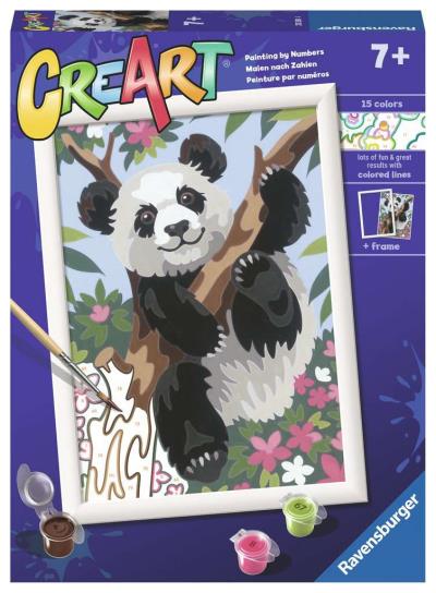 CreArt : Panda enjouer | Dessin/coloriage/peinture