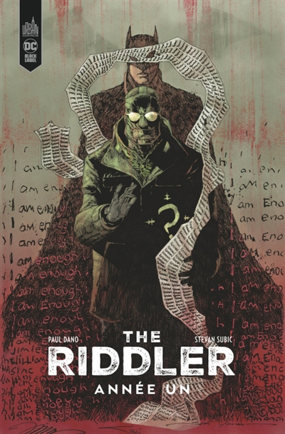 The Riddler : année un | Dano, Paul (Auteur) | Subic, Stevan (Illustrateur)