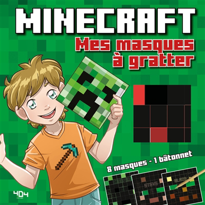 Minecraft : mes masques à gratter | Sapuppo, Daniele