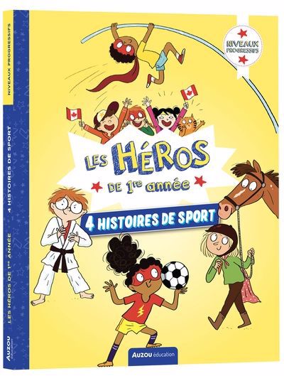 Les héros de 1re année - 4 histoires de sport | Martins, Marie-Désirée (Auteur) | Dreidemy, Joëlle (Illustrateur)
