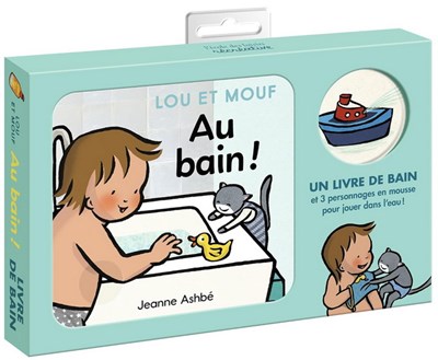Lou et Mouf au bain (coffret) | JEANNE ASHBE