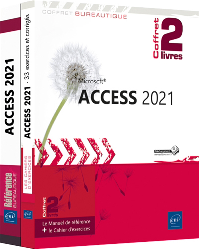 Access 2021 : le manuel de référence + le cahier d'exercices : coffret 2 livres | Rigollet, Pierre (Auteur)