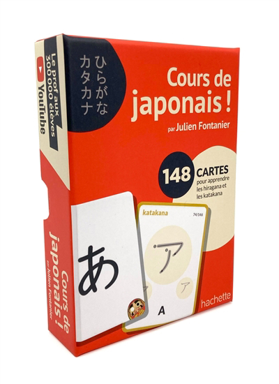Cours de japonais ! : 148 cartes pour apprendre les hiragana et les katakana | Fontanier, Julien