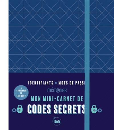 Mon mini-carnet de codes secrets | 