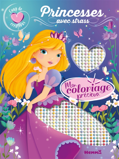 Coup de coeur créations : Mon coloriage précieux : Princesses | Lescoat, Elen (Illustrateur)