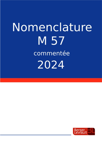 Nomenclature M57 commentée : 2024 | 