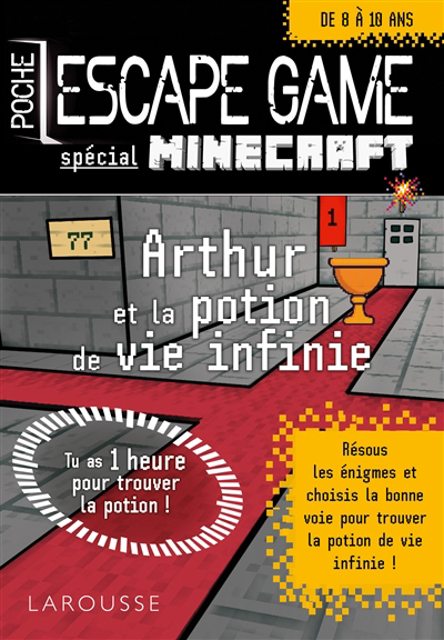 Escape game de poche junior : Arthur et la potion de vie infinie | 