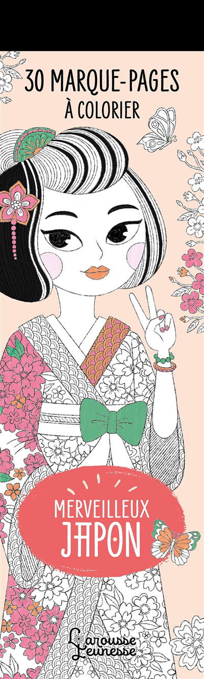 Merveilleux Japon : 30 marque-pages à colorier | Margo, Marie (Illustrateur)