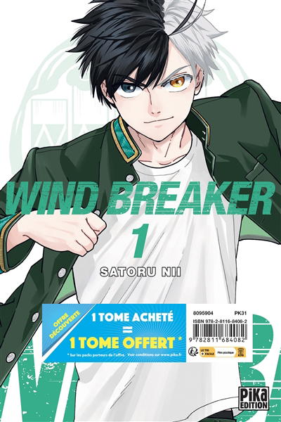 Wind breaker : pack offre découverte T.01-T.02 | Nii, Satoru (Auteur)