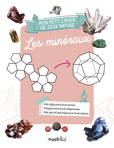 Mon petit cahier de jeux nature - Les minéraux | 