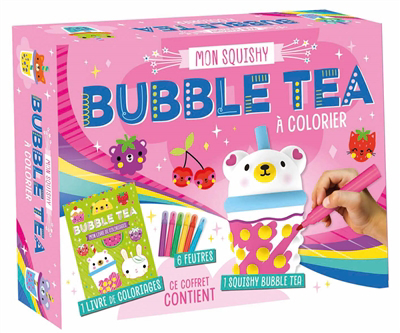 Bubble tea : mon squishy à colorier | Bricolage divers