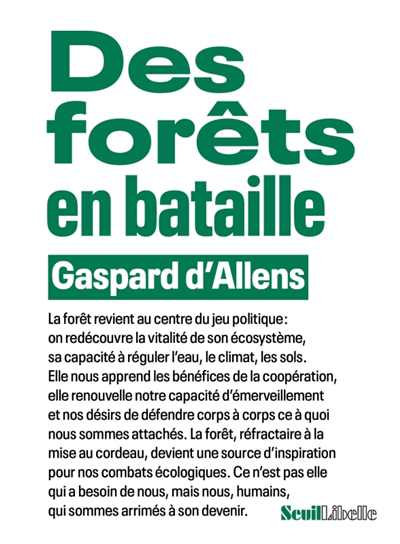 Des forêts en bataille | Allens, Gaspard d'