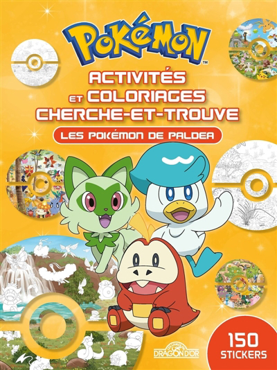 Pokémon : Activités et coloriages cherche-et-trouve : Une aventure à Paldea | The Pokémon Company (Auteur)