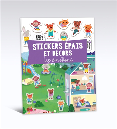 Stickers épais et décors : Les émotions | Solenne & Thomas (Illustrateur)