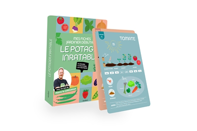 Le potager inratable : 10 légumes, le calendrier, les techniques : mes fiches jardinier débutant  | Pierre le cultivateur (Auteur) | Fauvain, Claire (Illustrateur)