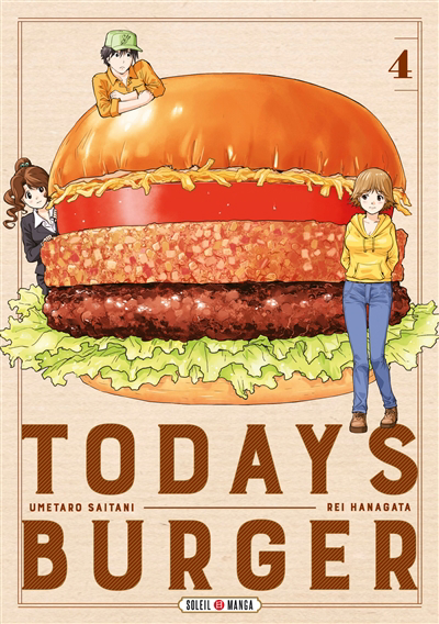 Today's burger, Vol. 4 | Hanagata, Rei (Auteur) | Saitani, Umetarô (Illustrateur)